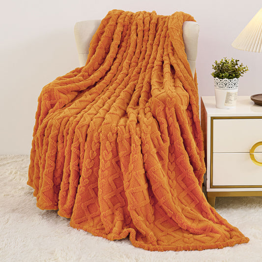 Aganear Fleece Throw Blanket - Cozy Soft Lightweight Fuzzy Throw Blanket for Women Portable Throw Blankets for Couch, Warm Present for Birthday, Christmas, Halloween, Housewarming