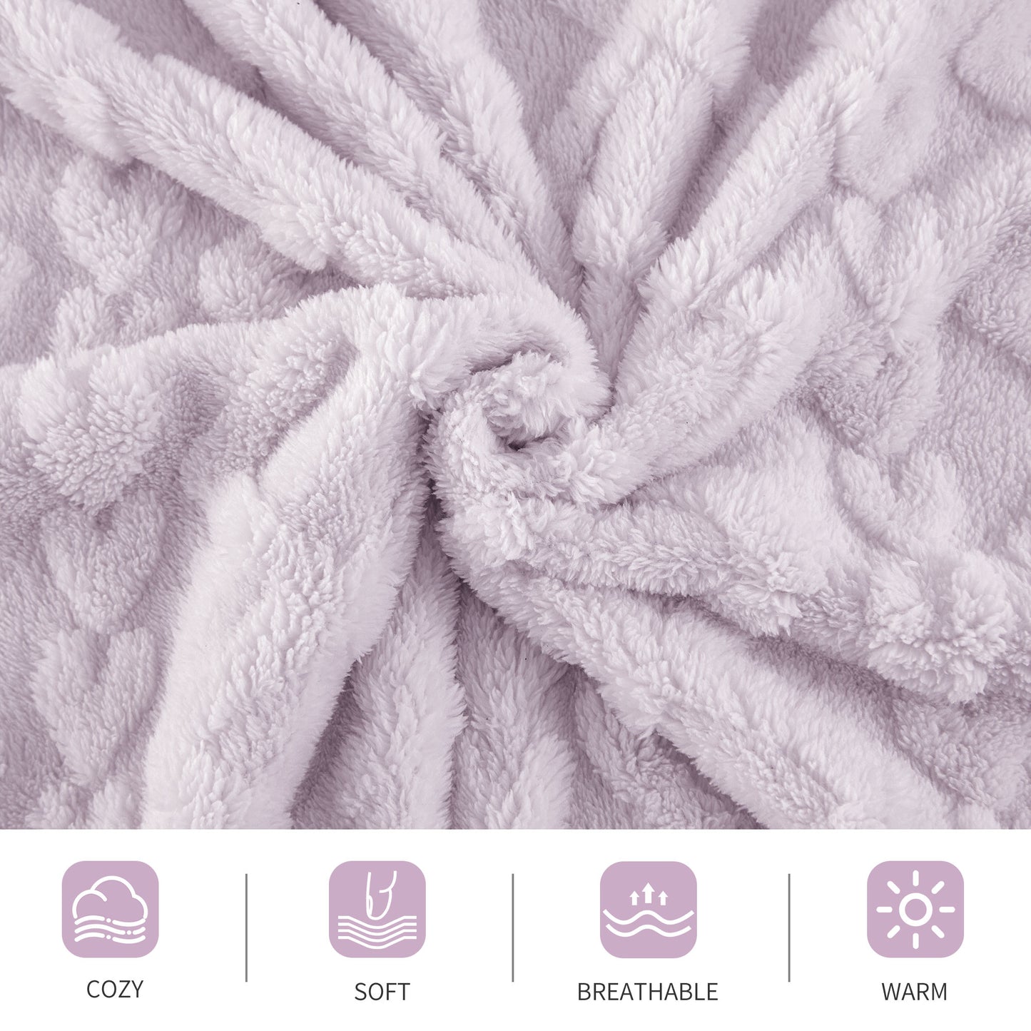 Aganear Fleece Throw Blanket - Cozy Soft Lightweight Fuzzy Throw Blanket for Women Portable Throw Blankets for Couch, Warm Present for Birthday, Christmas, Halloween, Housewarming