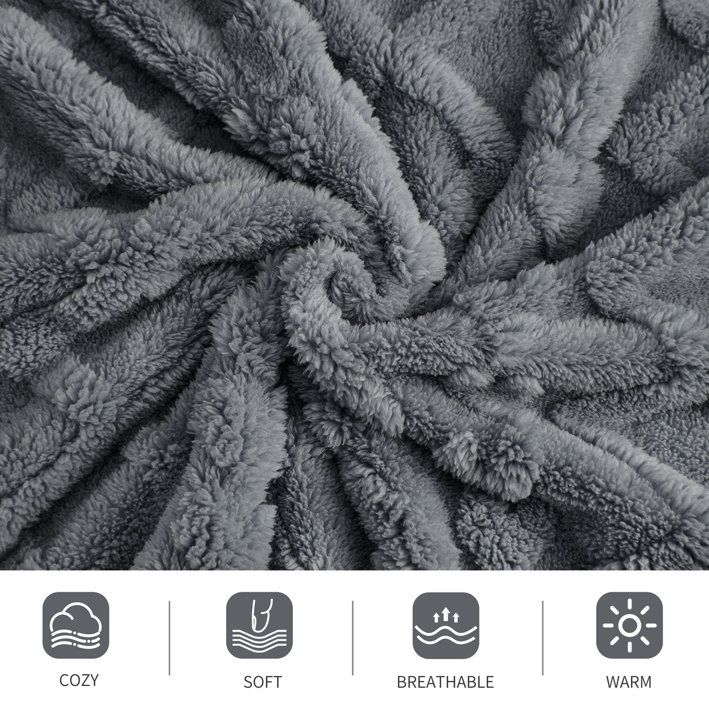 Aganear Fleece Throw Blanket - Cozy Soft Lightweight Fuzzy Throw Blanket for Women Portable Throw Blankets for Couch, Warm Present for Birthday, Christmas, Halloween, Housewarming